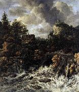 Jacob van Ruisdael The Waterfall oil painting on canvas